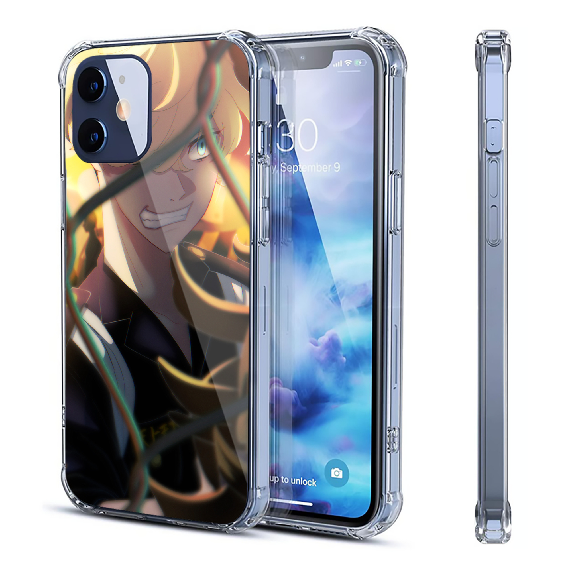 （画像用） 東京リベンジャーズ Tokyo Revengers 【iPhone 12シリーズ対応】透明スマホケース（クリアソフトケース）